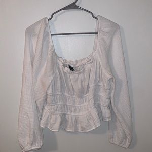 Off the Shoulder Peasant Top